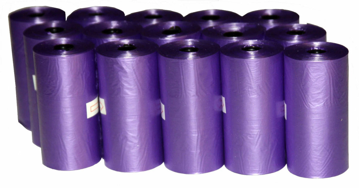 DOG PET WASTE POOP BAGS UNSCENTED REFILL ROLLS Pick Up Your Color & Quantity