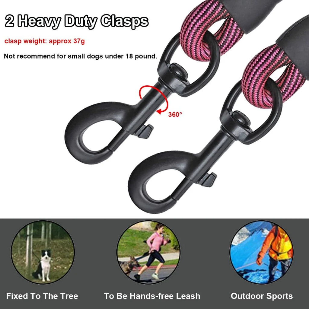Heavy Duty Dog Tie Out Tether Long Training Leash Outdoor Yard Camp Rope Lead