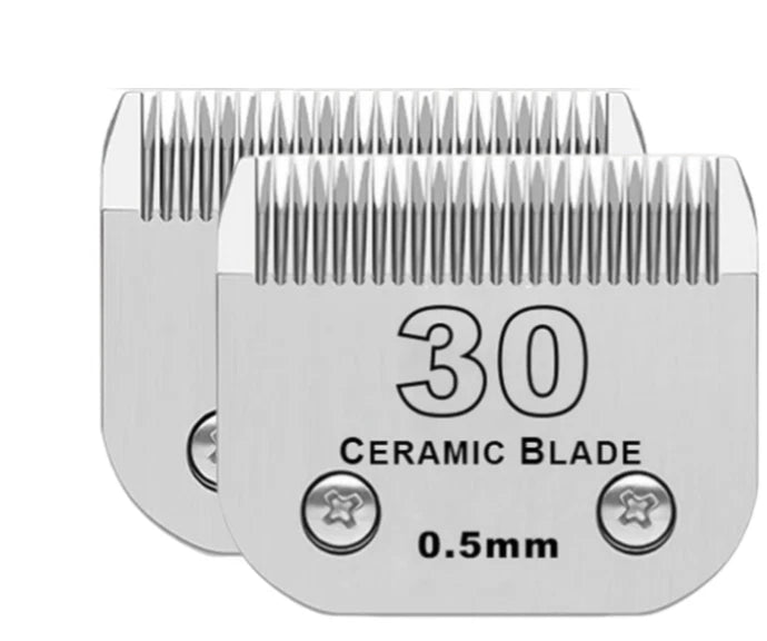 Detachable Pet Dog Grooming Ceramic Blades for Andis Oster Wahl KM10 Series