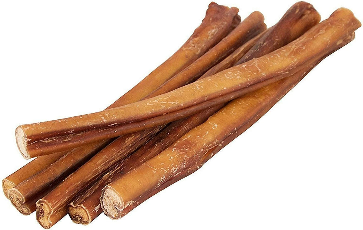 12" Black Angus JUMBO THICK BULLY STICKS natural dog chews treats Dog Bone