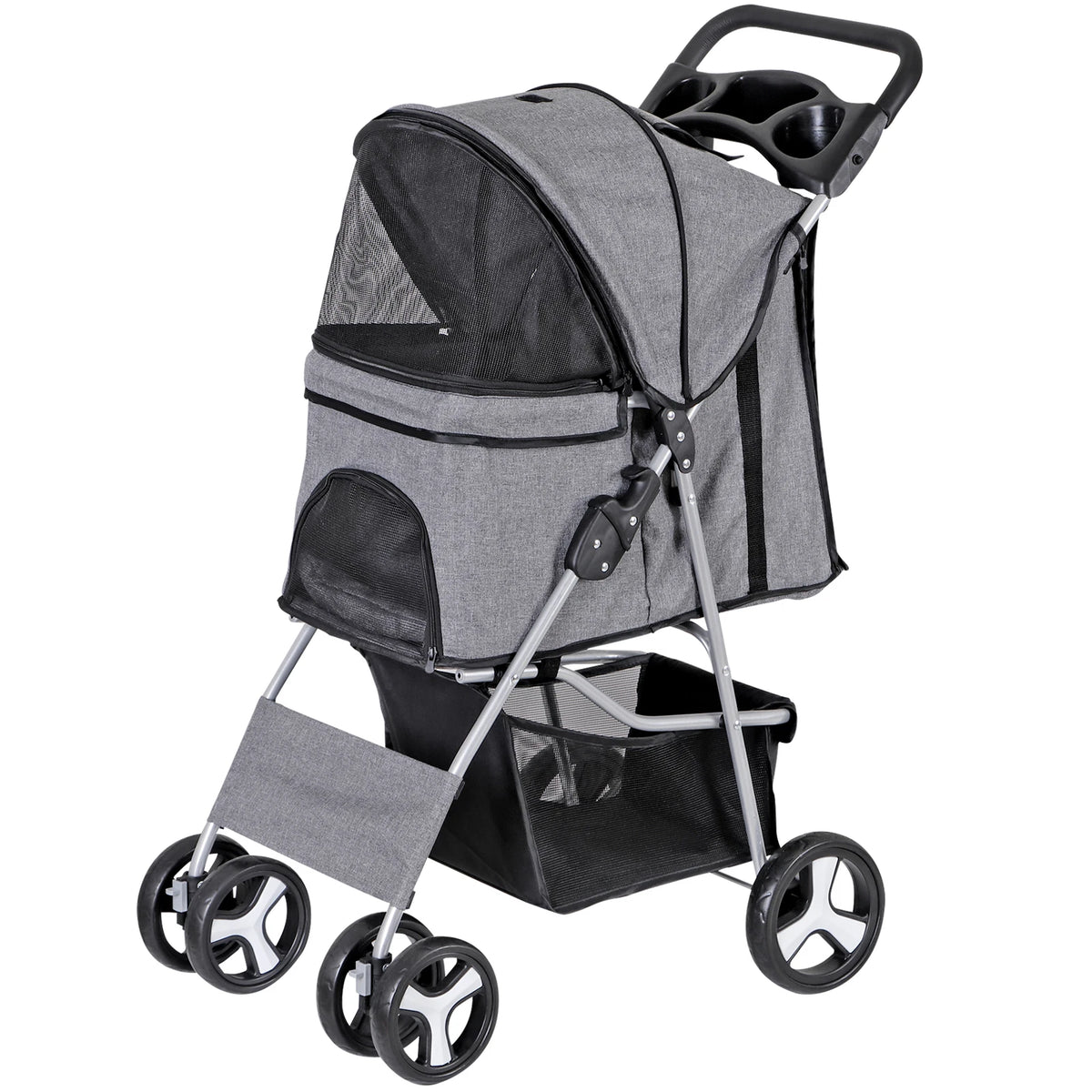 Pet Stroller for Medium Small Dogs Foldable 4 Wheels Dog Strollers Lightweight