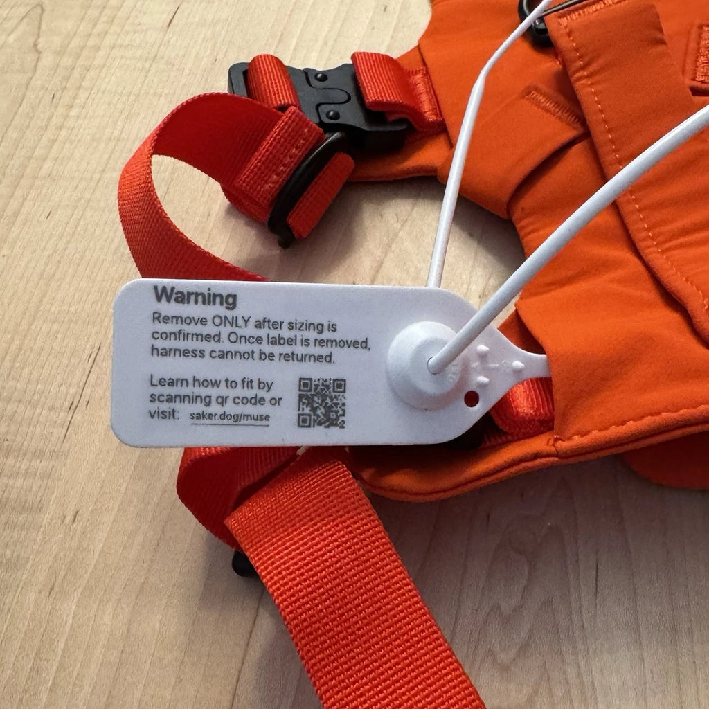 SÄKER Canine Muse Harness MEDIUM-Alpine Orange