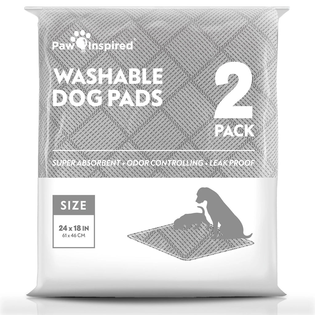 Paw Inspired Washable Dog Pads, Reusable Puppy Pee Wee Training Pads Extra Large