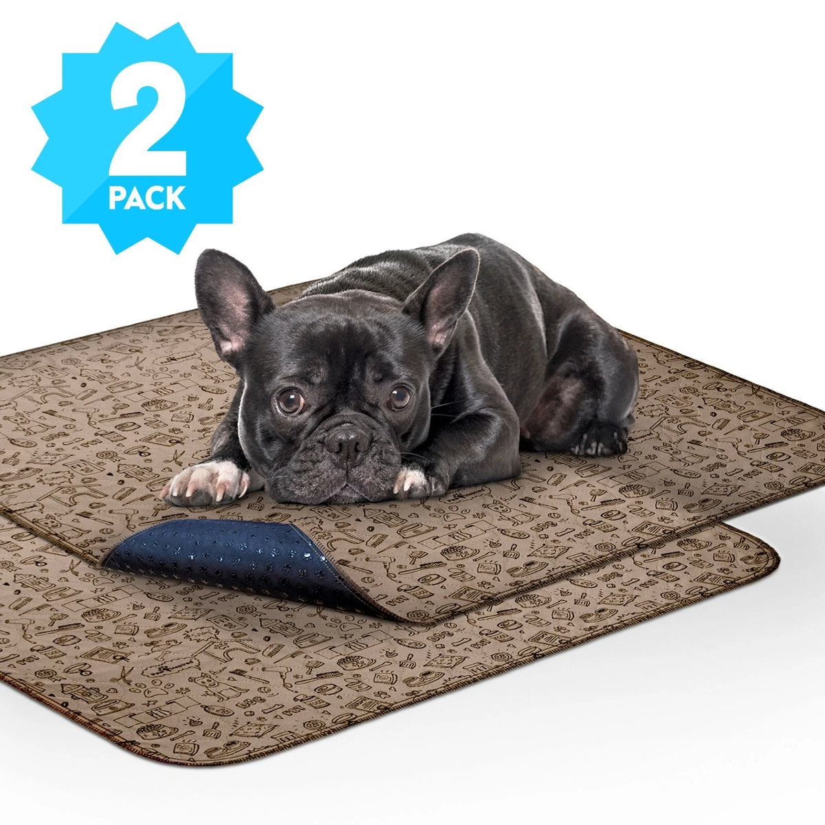 Paw Inspired Washable Dog Pads, Reusable Puppy Pee Wee Training Pads Extra Large