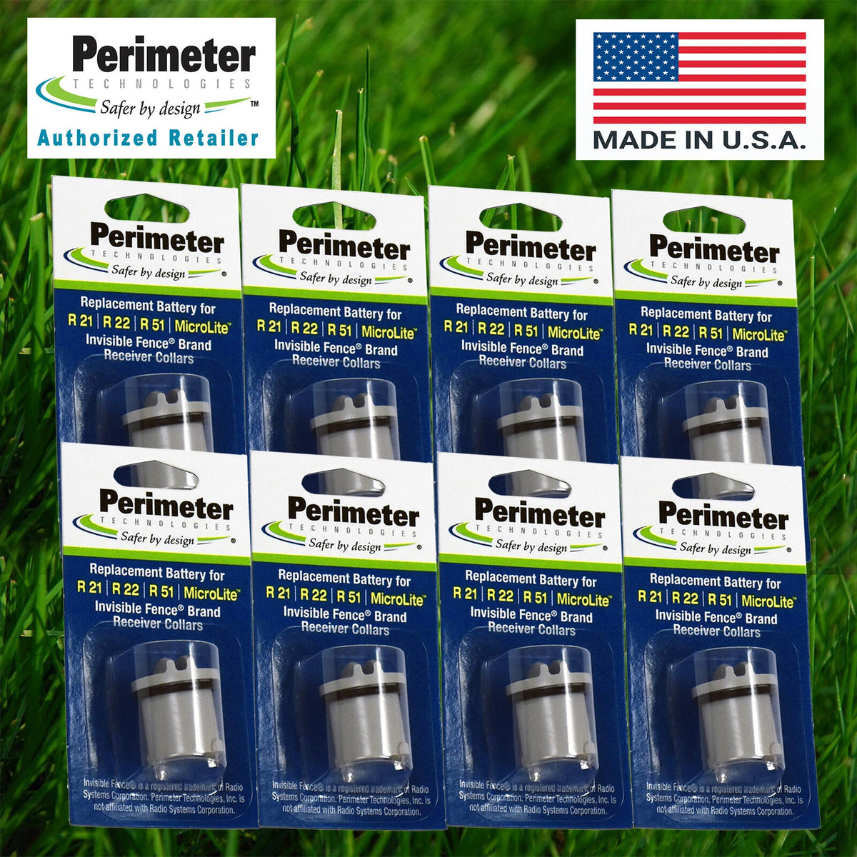 Perimeter IFA-001 Dog Collar Batteries For Invisible Fence R21 R22 R51 Microlite