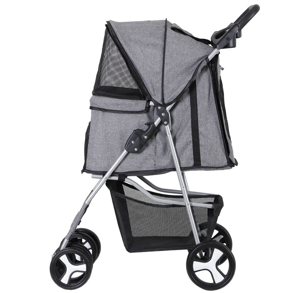 Pet Stroller for Medium Small Dogs Foldable 4 Wheels Dog Strollers Lightweight