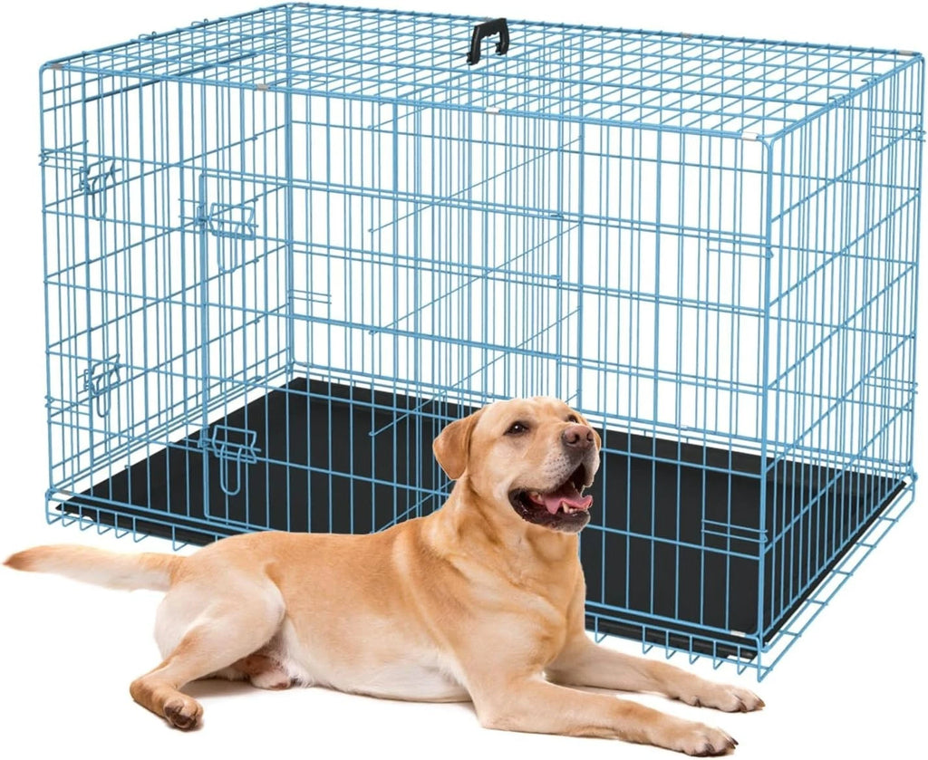 18,24,30,36,42,48 Inch Dog Crates for Large Dogs Folding Mental Wire Dog Kennels