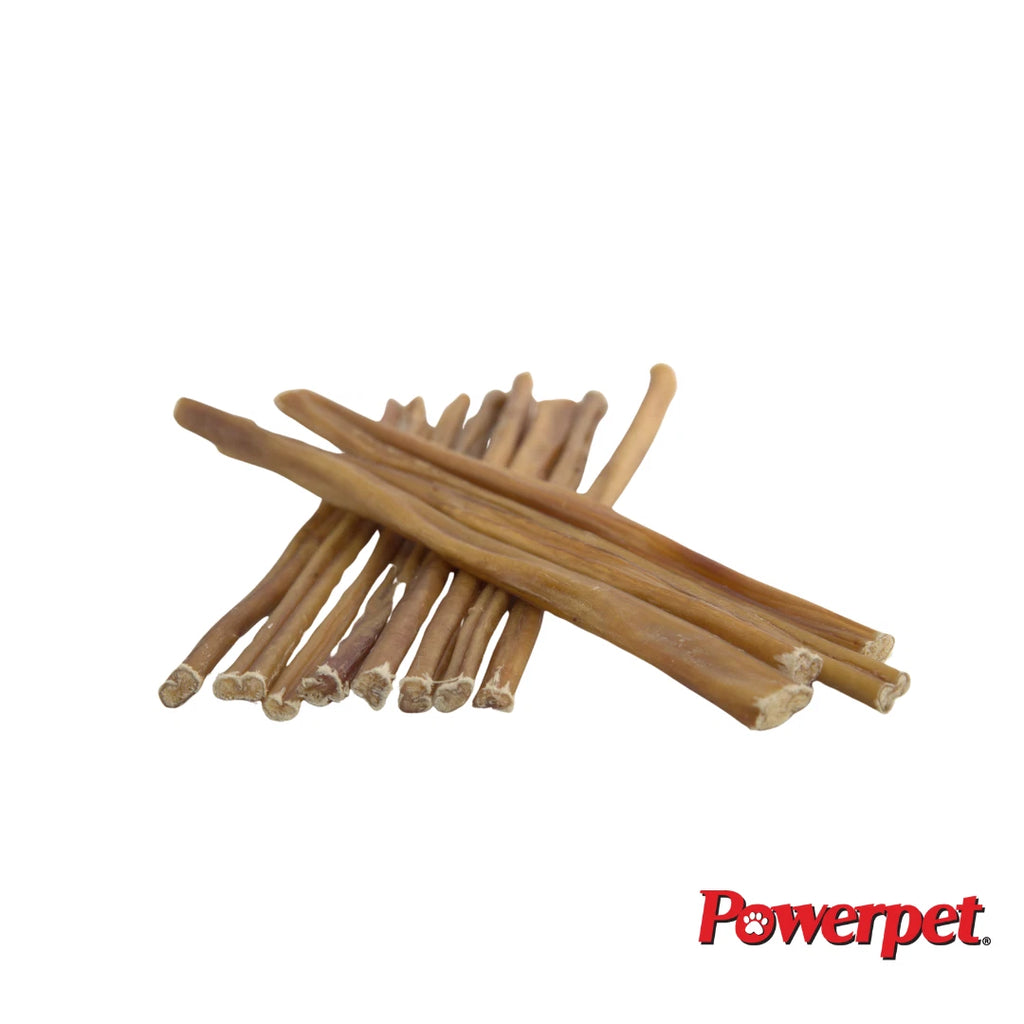 Powerpet-Bully Sticks 12" Steer-100% Natural Dog Chews & Treats, BRC Certified