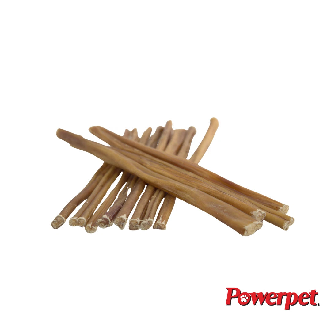 Powerpet-Bully Sticks 12" Steer-100% Natural Dog Chews & Treats, BRC Certified