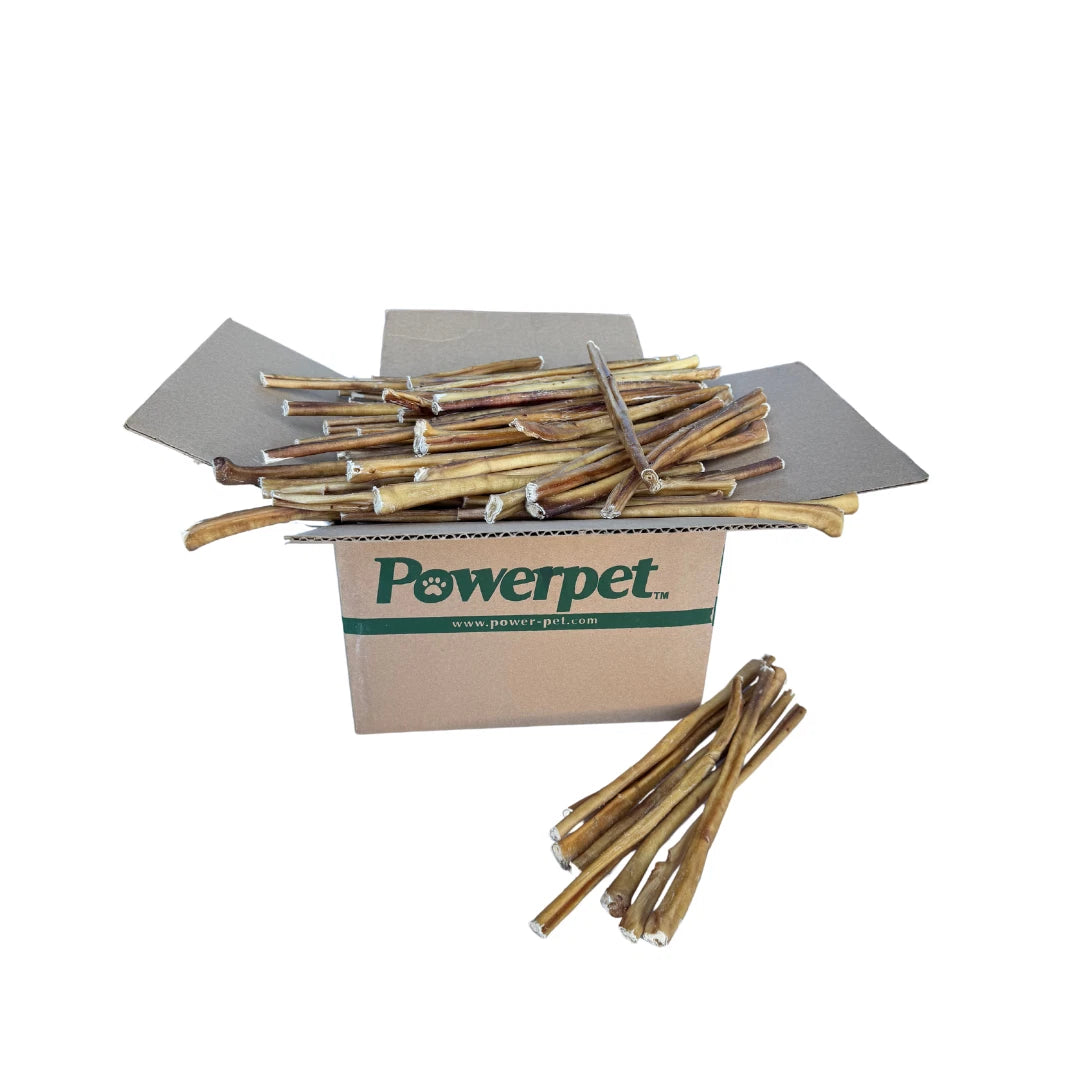 Powerpet-Bully Sticks 12" Steer-100% Natural Dog Chews & Treats, BRC Certified