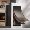 Dog Door 3 Flap, Plastic Dog Door for Wall, Large Doggy Door, Dogie Door