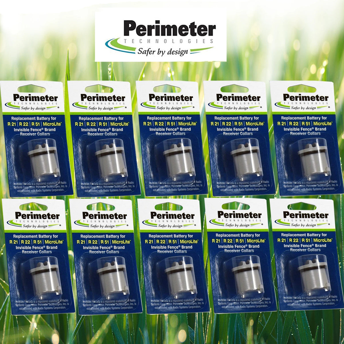 Perimeter IFA-001 Dog Collar Batteries For Invisible Fence R21 R22 R51 Microlite