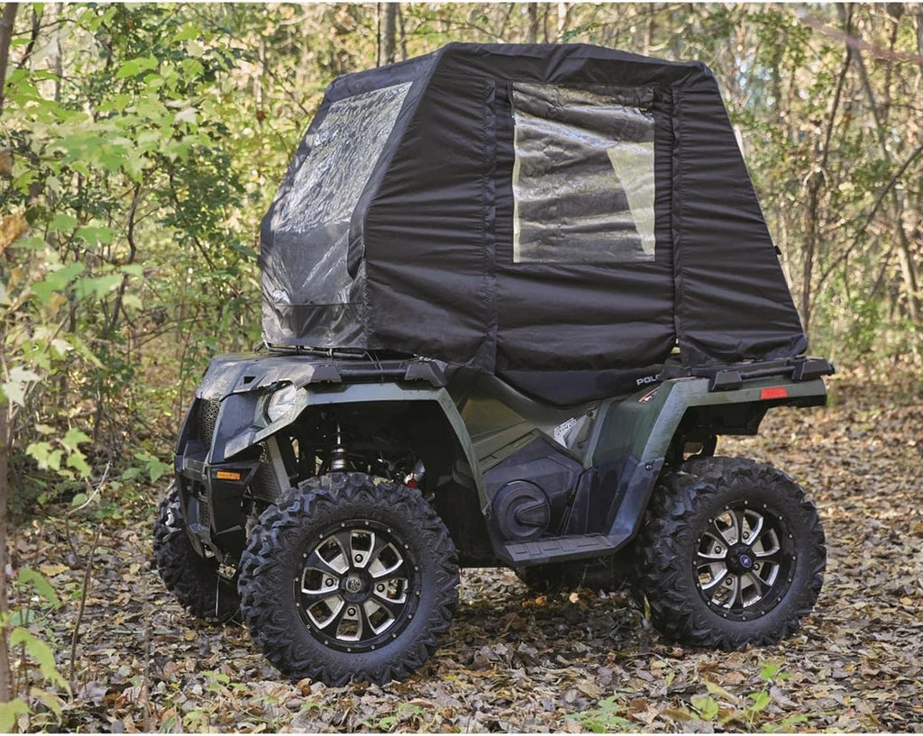 New Durable ATV Cab Enclosure Cabin Cover Heavy-Duty Outdoor All-Weather Black