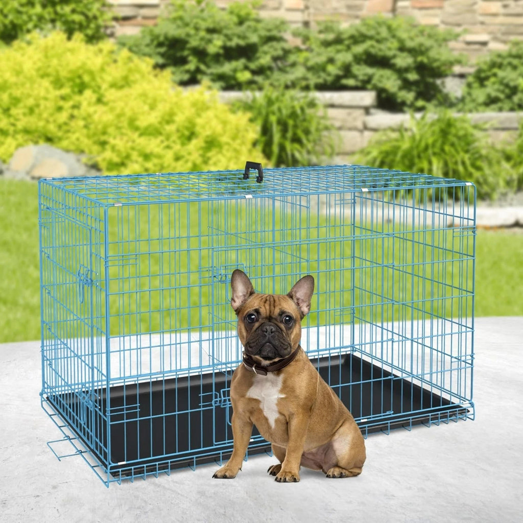 18,24,30,36,42,48 Inch Dog Crates for Large Dogs Folding Mental Wire Dog Kennels
