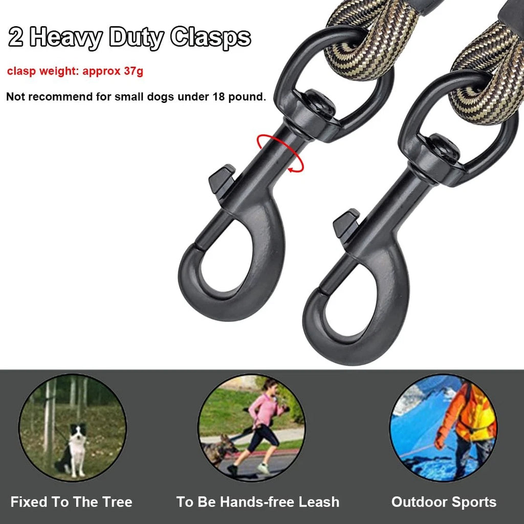 Heavy Duty Dog Tie Out Tether Long Training Leash Outdoor Yard Camp Rope Lead