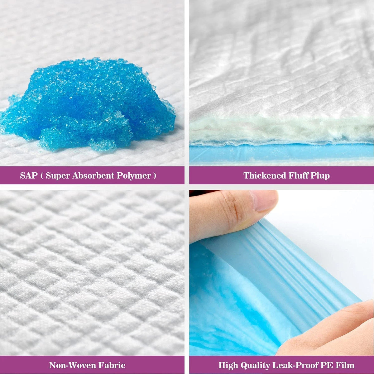 NIEDEO \[Super Absorbent Dog Pee Pads\] House Training Pads Perfect for Pet
