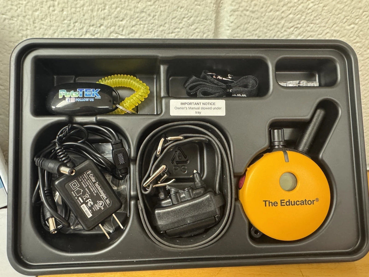 Educator ET-400 Remote Dog Training Collar Yellow by E-Collar Technologies