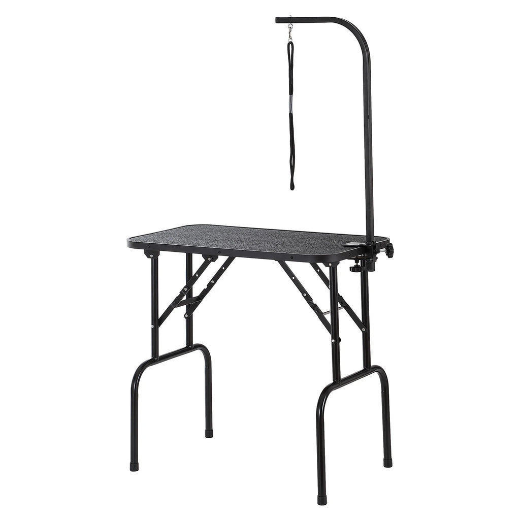 Uimoso Pet Dog Cat Grooming Table Arm with Clamp 32'' Foldable Adjustable Height