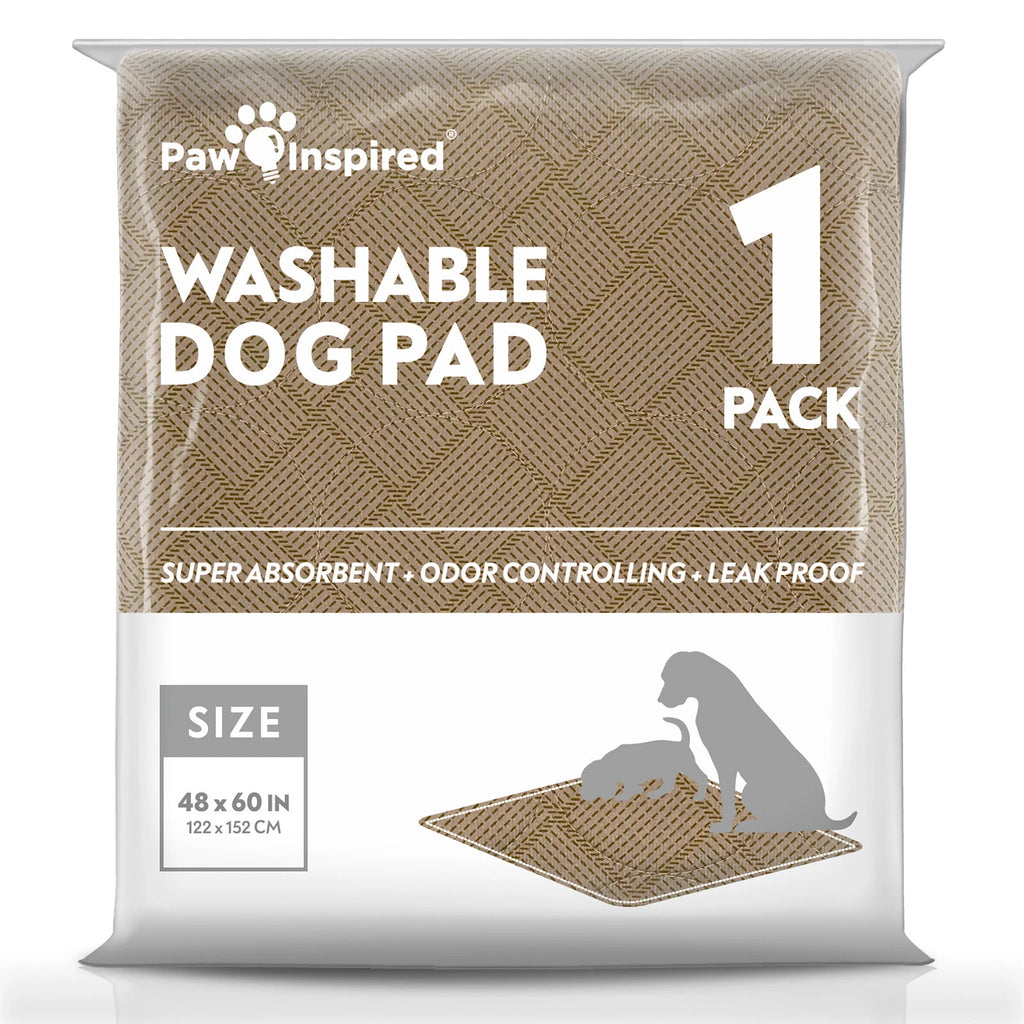 Paw Inspired Washable Dog Pads, Reusable Puppy Pee Wee Training Pads Extra Large