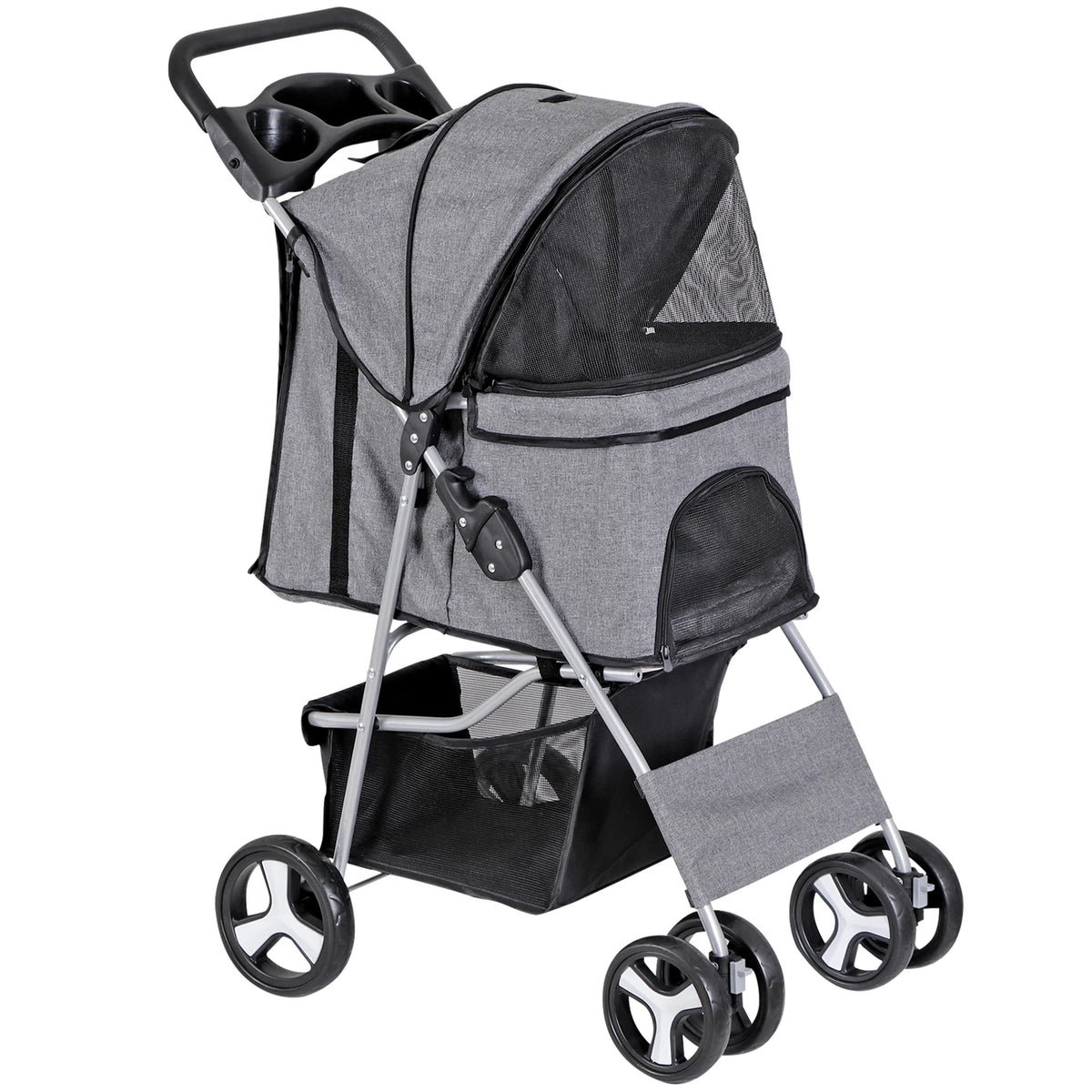 Pet Stroller for Medium Small Dogs Foldable 4 Wheels Dog Strollers Lightweight