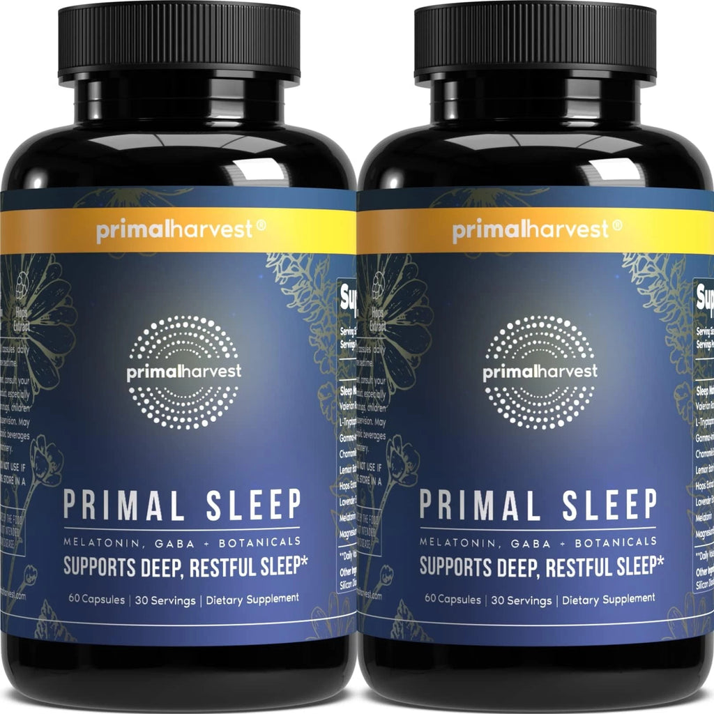Primal Harvest Primal Sleep 2 Pack 120 Capsules Melatonin 3mg