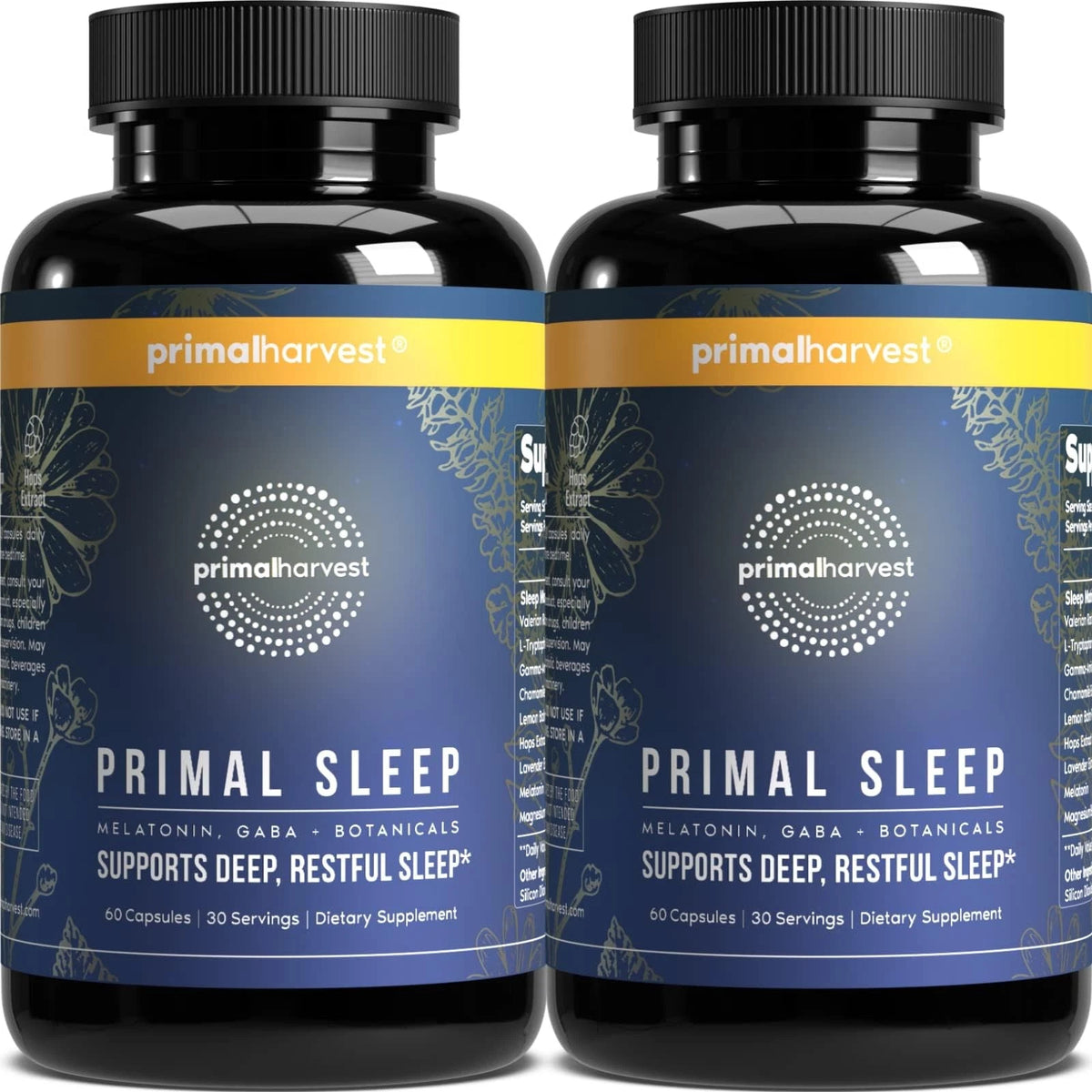 Primal Harvest Primal Sleep 2 Pack 120 Capsules Melatonin 3mg