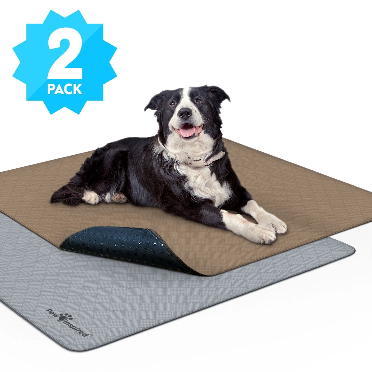 Paw Inspired Washable Dog Pads, Reusable Puppy Pee Wee Training Pads Extra Large