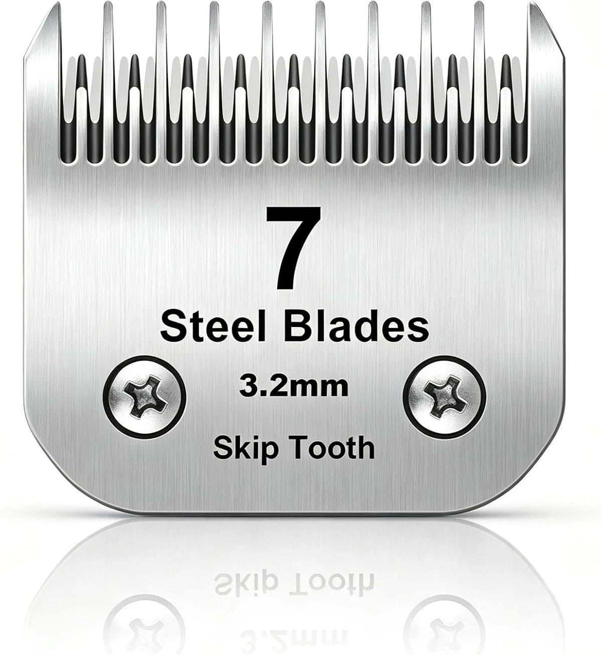 Dog Grooming Blades for Andis Oster A5 Wahl KM10 Clippers (10 7 5 4 Skip Tooth)