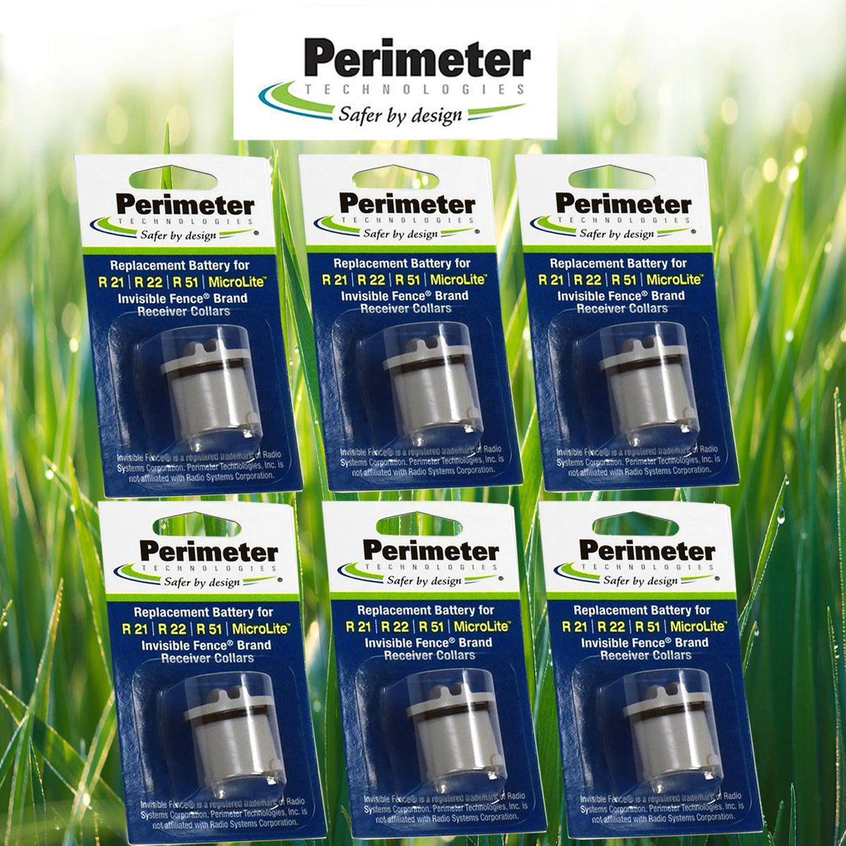 Perimeter IFA-001 Dog Collar Batteries For Invisible Fence R21 R22 R51 Microlite