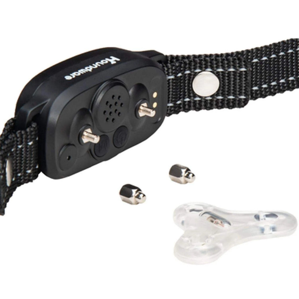 \[Houndware\] Multi-Functional Anti-Bark Collar - IP67, Dual Sensors, 4 Modes, Qui