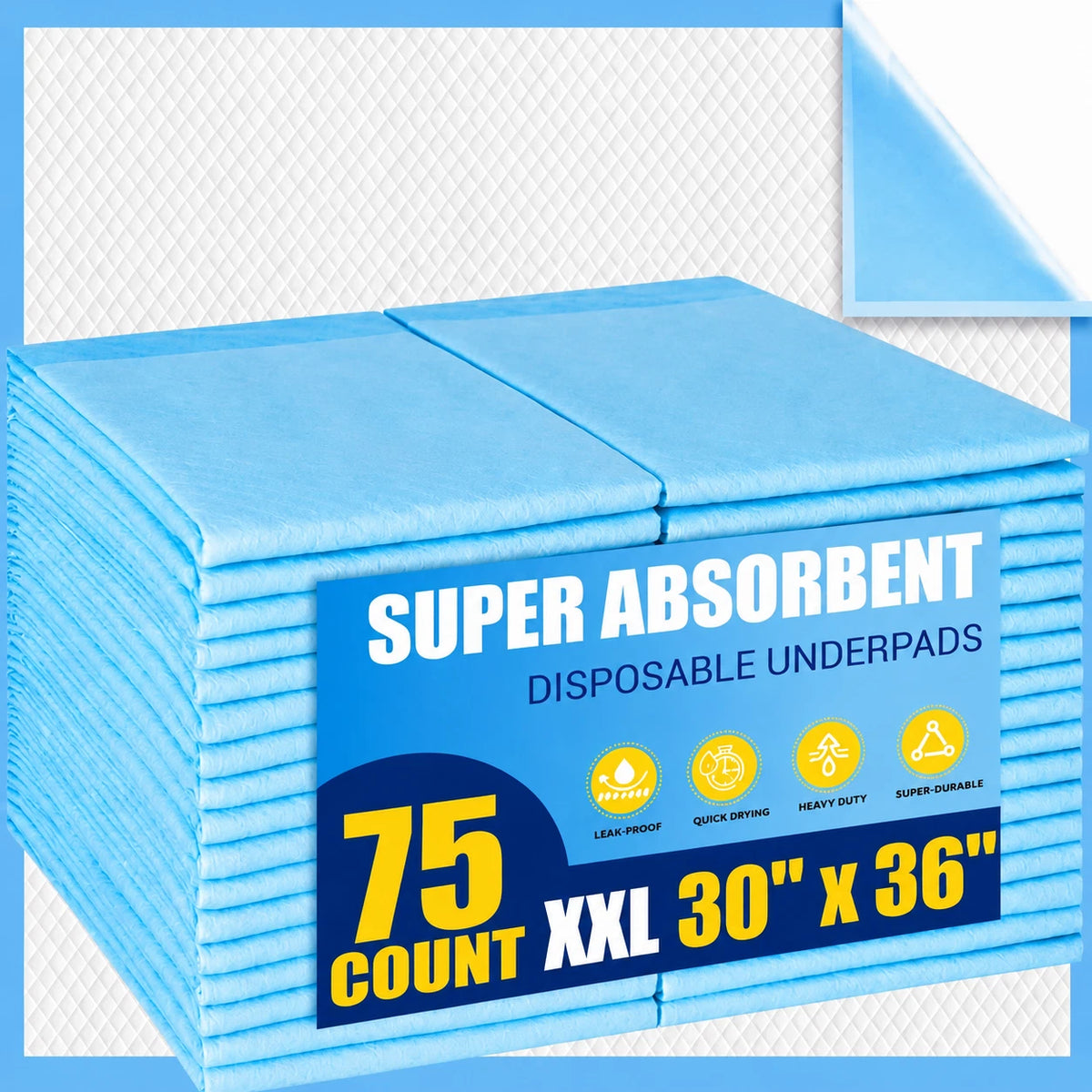 NIEDEO 30\*36inch Dog Pee Pads Super Absorbent Heavy Absorbency Pet Training