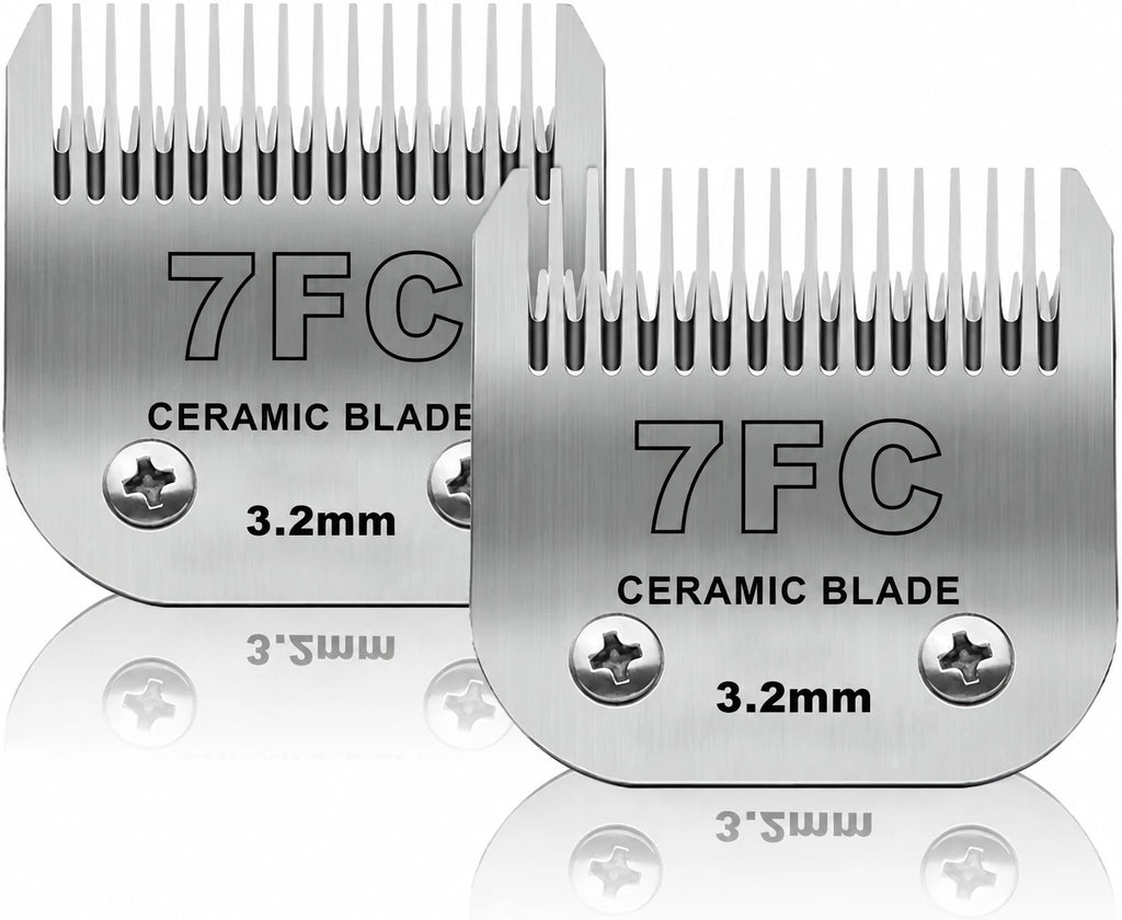 Detachable Pet Dog Grooming Ceramic Blades for Andis Oster Wahl KM10 Series