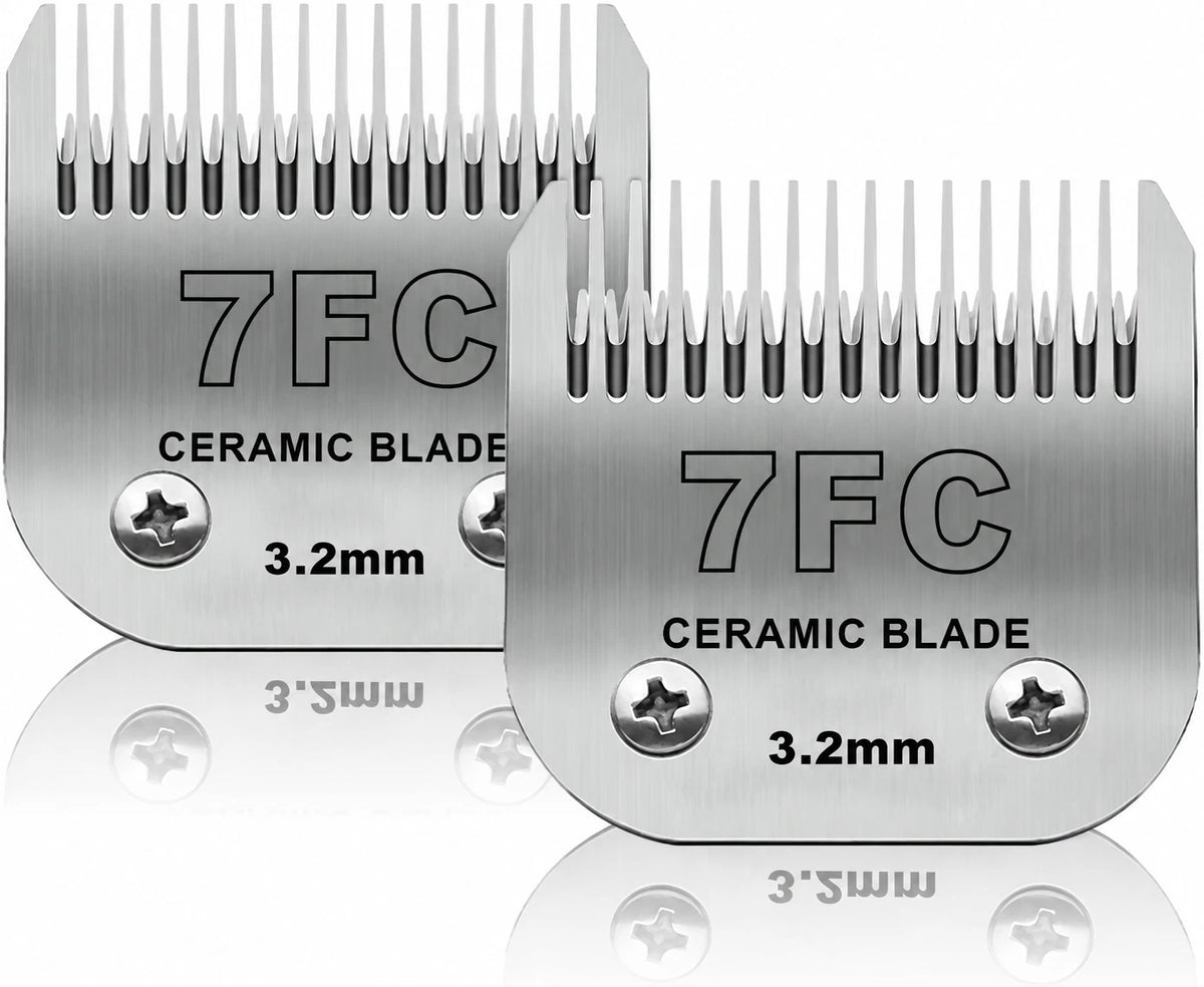 Detachable Pet Dog Grooming Ceramic Blades for Andis Oster Wahl KM10 Series