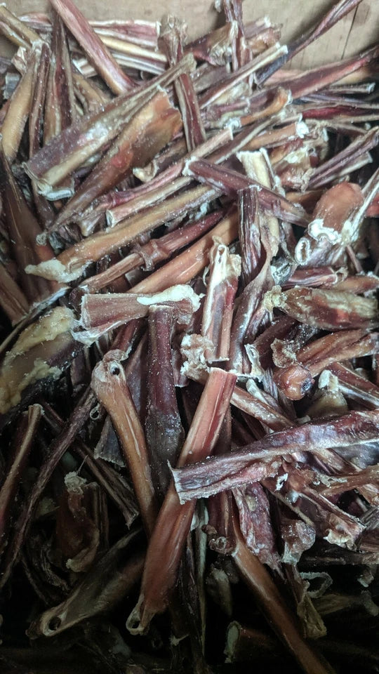 Bully Sticks Bites 100% Natural, Grass Fed, Long Lasting, Beef Pizzle, Odor Free