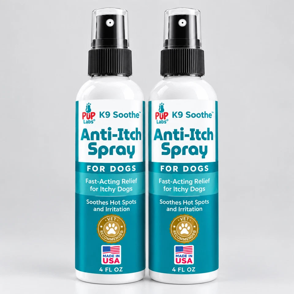 Pup Labs K9 Soothe Anti Itch Spray for Dogs - 4 FL OZ x 2 Bottles . New/Sealed!