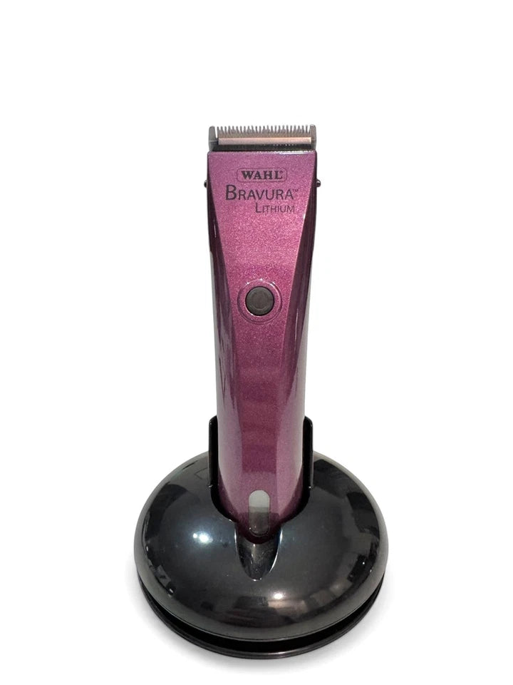 Wahl Bravura Lithium Cordless Pet Clipper Purple New Open Box Complete