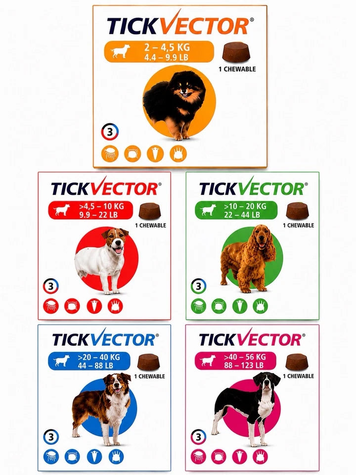 TickVector Natural Flea and Tick Prevention As Strong As Brvectors 88-123lbs